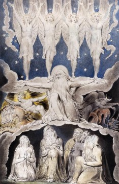 William Blake Painting - El libro de Job Romanticismo Edad romántica William Blake